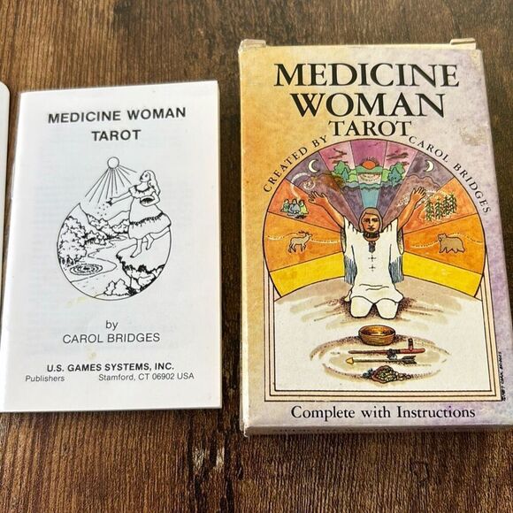 New Medicine Woman Tarot Deck By Carol Bridges Complete Vintage 1990 - Picture 2 of 7